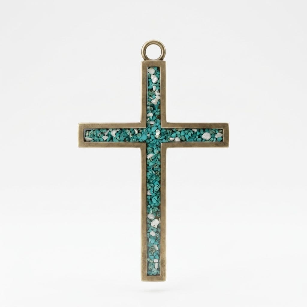 The Living Water, Turquoise cross